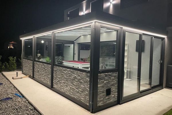 Véranda et jardin d'hiver